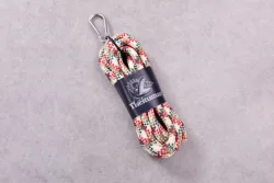Vibrant Multicolored 8mm Polyester Braided Paracord - 3 Meters, Perfect for Pet Leashes and Safety Ropes (13 BAKERY)