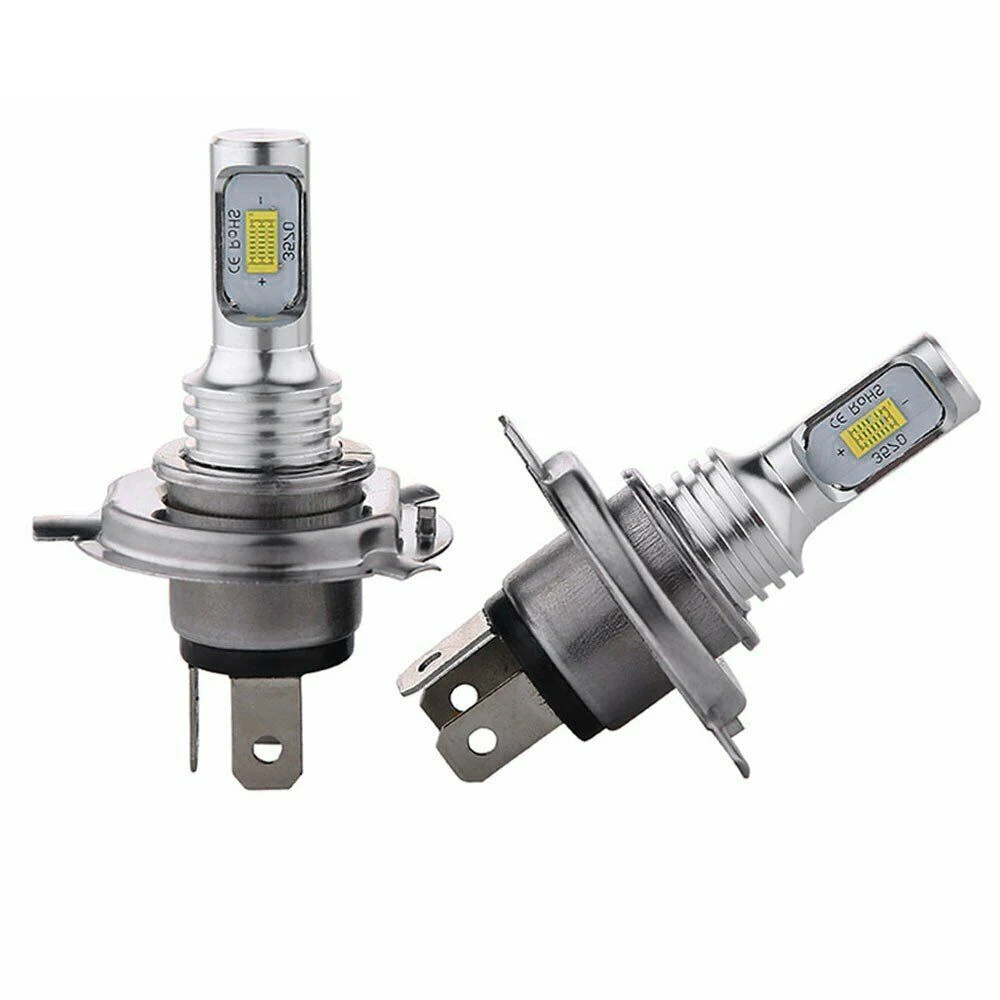 LED Headlight Bulbs Kit - High Low Beam, Ultra Bright 35W 4000LM, 6000K White