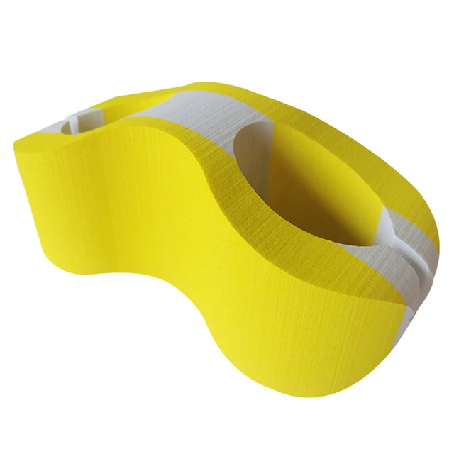 Pull Buoy Per Nuoto - Galleggiante Per Gambe In EVA, Giallo E Bianco, Per Allenamento E Principianti - Foto 4
