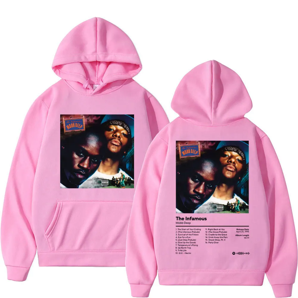 Pull à Capuche Hip-Hop 'Infâme Mobb Deep' - Neuf Sans étiquettes, Multicolore