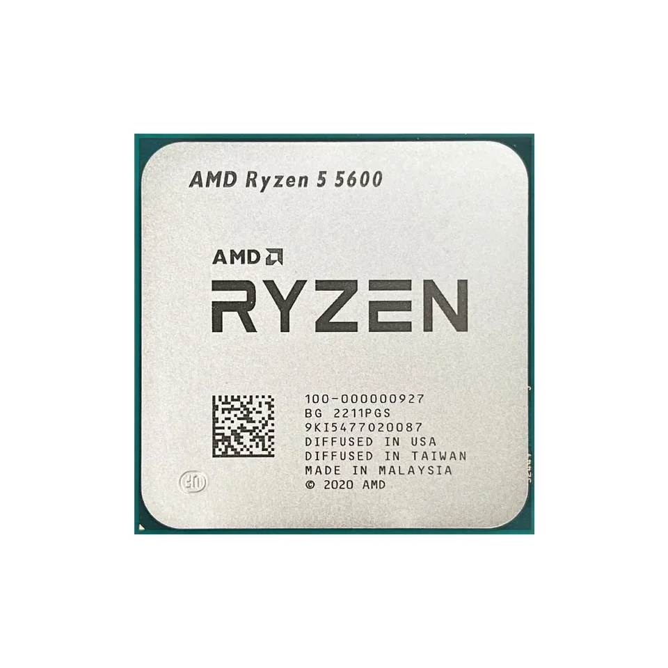NEW AMD Ryzen 5 5600 R5 5600 3.5 GHz 6-Core 12-Thread CPU