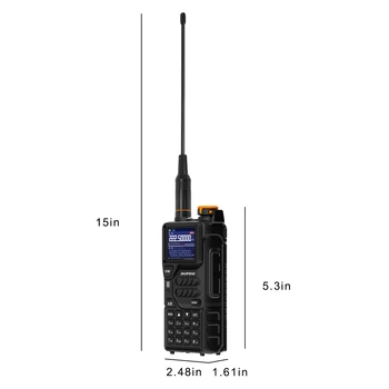 Baofeng K5 PLUS 8W Walkie Talkie AM FM Six-Bands Two Way Radio Wireless Copy Frequency NOAA 999 Channels Type C 2500mAh 2