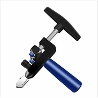 Glass Tile Cutter, New Design 2 in 1 Glass Cutting Tool Glass Tile Cutter for Glass, Mirror, Ceramic Tile, Glazed Tiles 1