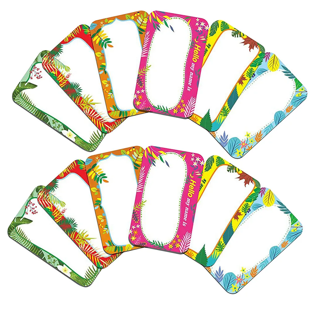 1롤 프리미엄 자체 접착식 이름표 스티커, 가정 정리, 선물 라벨링, 학교용 쓰기 가능 빈 라벨 데칼