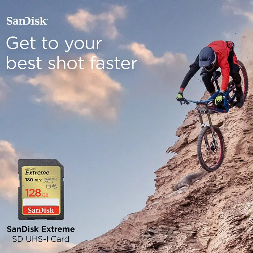 샌 디스크 익스트림 SD 카드 32GB 64GB 128GB 256GB 메모리 카드 SDXC UHS-I 카드 클래스 10 C10 U3 V30 UHS-I 플래시 카드 카메라