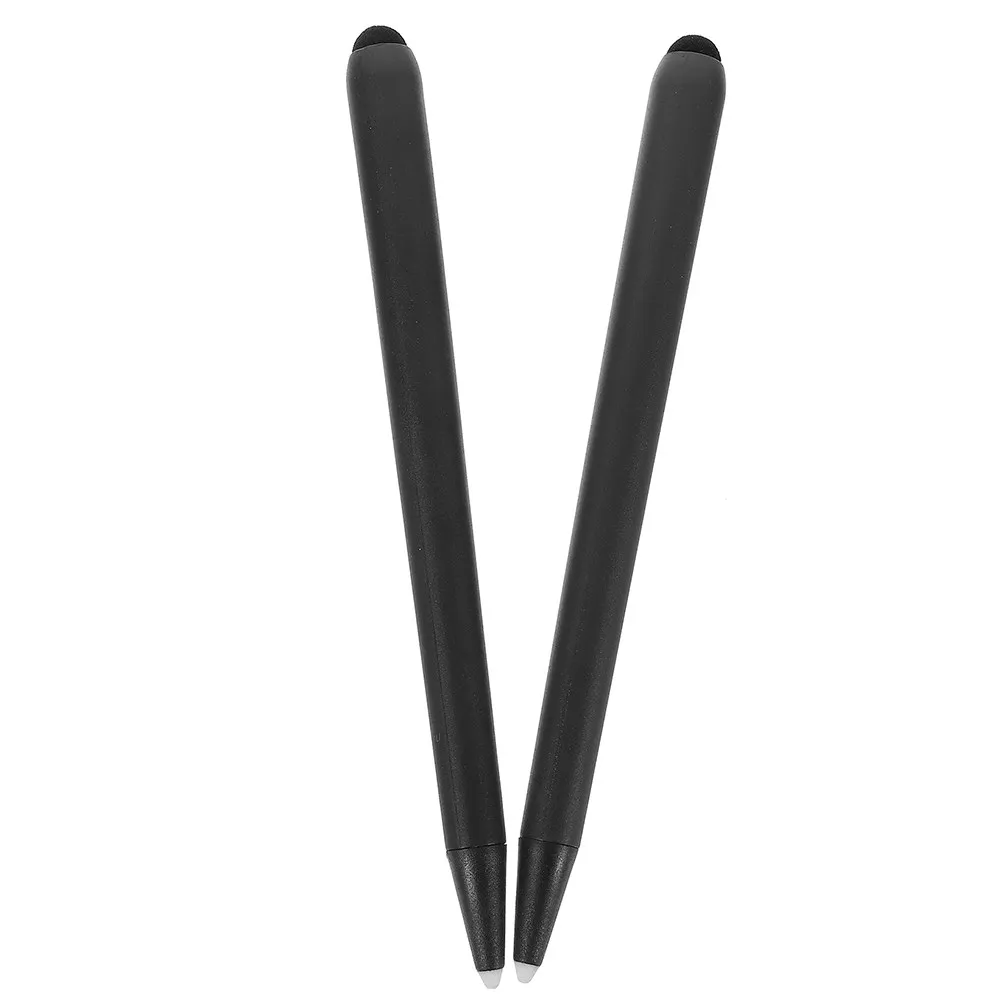 2Pcs 듀얼 팁 인터랙티브 화이트보드 스타일러스 펜(터치 스크린용) 고감도 부드러운 쓰기 인체공학적 경량 휴대용