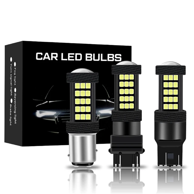 2x Canbus 1156 Ba15s P21w 1157 Bay15d P21 5w 7443 W21/5w Led Bulbs No Error  Car Reverse Lights Turn Signal Brake Lights With Fan - Signal Lamp -  AliExpress