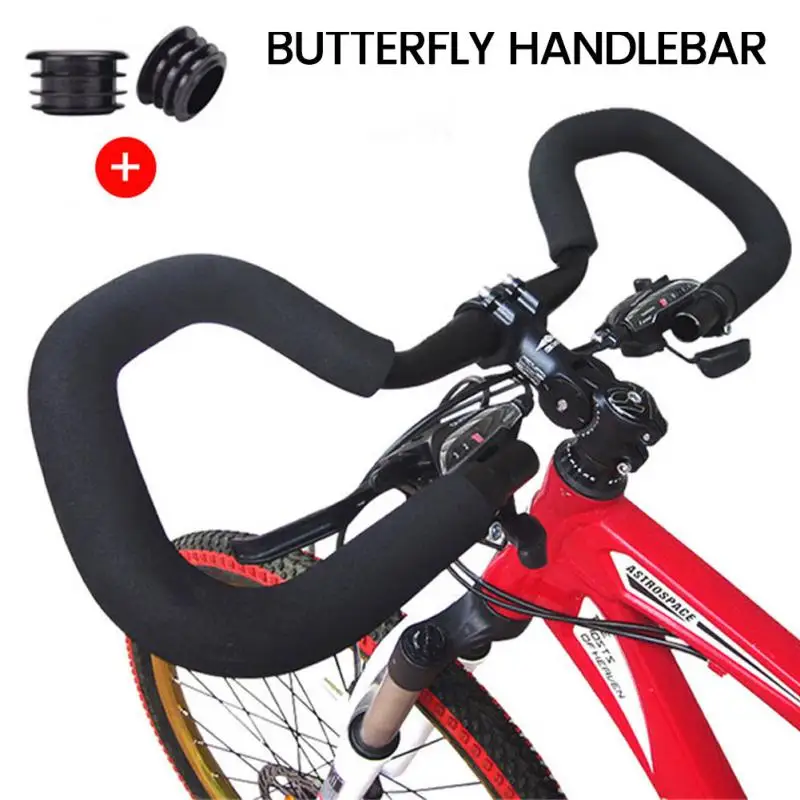 Bicycle Butterfly Handlebar 580mm Mountain Bike Aluminium Alloy Adjustable Long Distance bicycle accessories bicycle handlebar