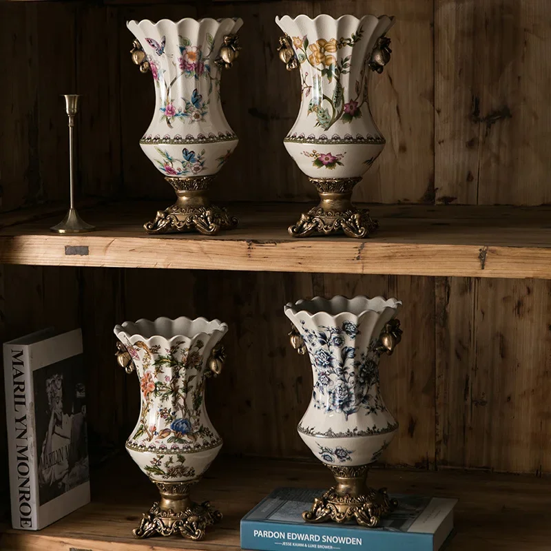 Ice Crack Ceramic Vase Creative Home Decoration Crafts Flowers Dried Flower Vase Decoration Table Flower Arrangement Decoration 2
