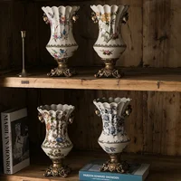 Ice Crack Ceramic Vase Creative Home Decoration Crafts Flowers Dried Flower Vase Decoration Table Flower Arrangement Decoration 2