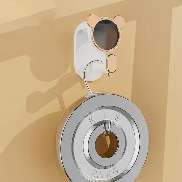 Függő Horog Tartós Abs Könnyen Felszerelhető Fürdőszoba Törülköző Falhorog Tároló Tartó Háztartási Kellékek Törülközőhorog - Image 3