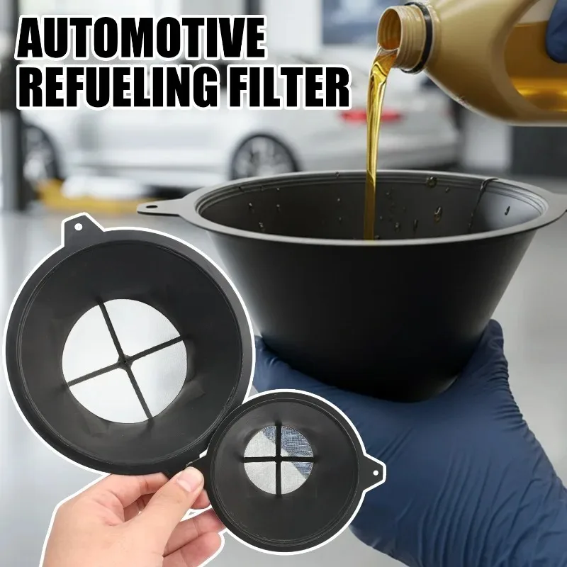 Plastic Paint Filter with Fine Nylon Mesh Reusable Industrial Grade Mesh for Oil & Water-Based Paint Automotive Refueling Filter