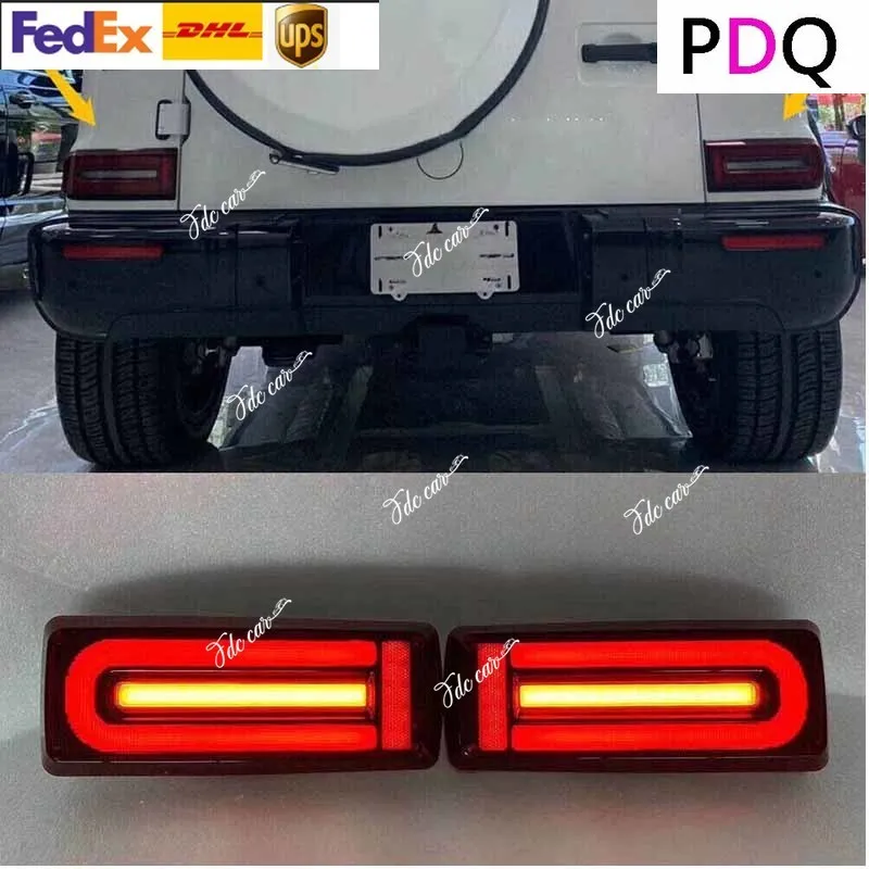 

New 2019 Style G500 G55 G63 G550 Dynamic Led Tail Lights W463 G-Wagon Turn Signal Brake Taillight For Mercedez-Benz 1990-2018