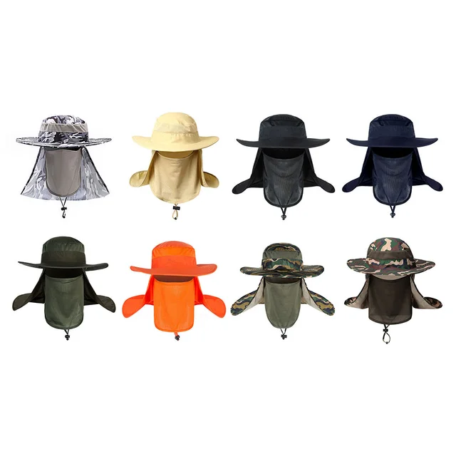 Sun Protection Fishing Hat Summer Breathable Camping Hiking Caps