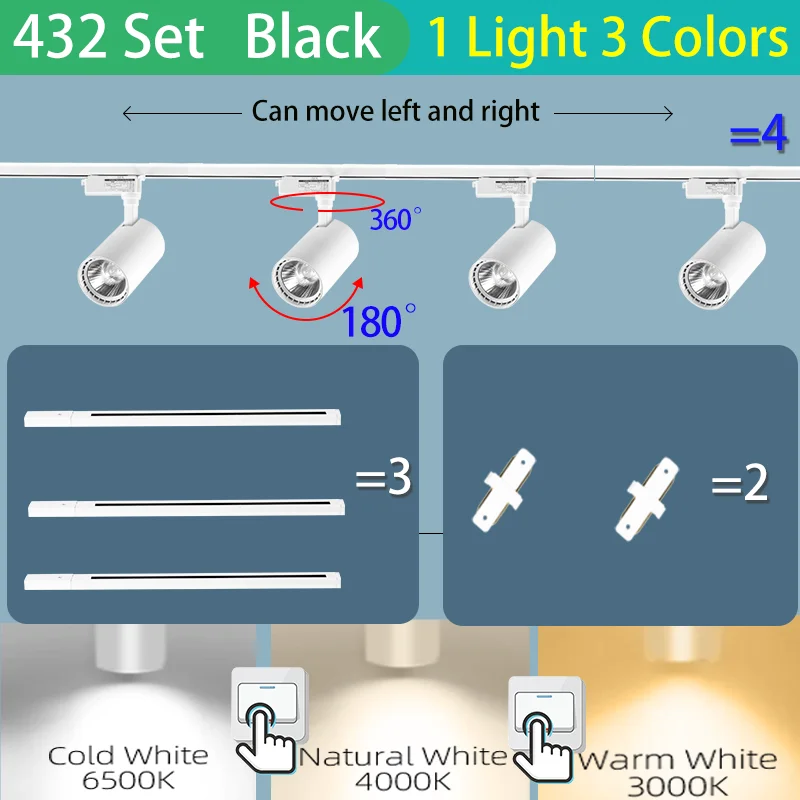 1 Set white (432)