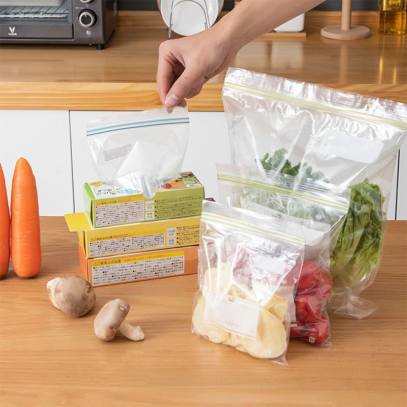 Plastic Ziplock Bag Reusable Food Vacuum Bags Vegetable and Fruit Fresh