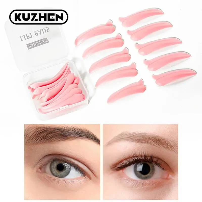 1 Scatola S/M/L/Xl/Xxl Patch Per Sollevamento Ciglia Morbido Silicone Riciclare Aste Perm Eye Lash Lifting Pad Bigodini Strumenti Per Il Trucco