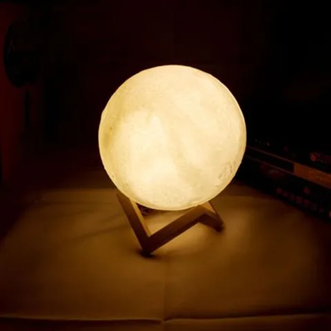 Lamp For Dropshipping Bedroom Night Light Home Decorations 3D Moon Light For Kids New Year Gifts Christmas Lights