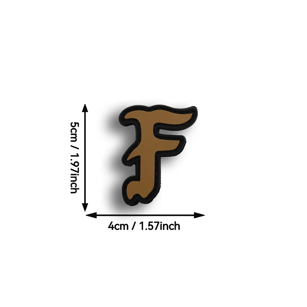 Forward Observations Group FOG F Reflective Patches Letter F