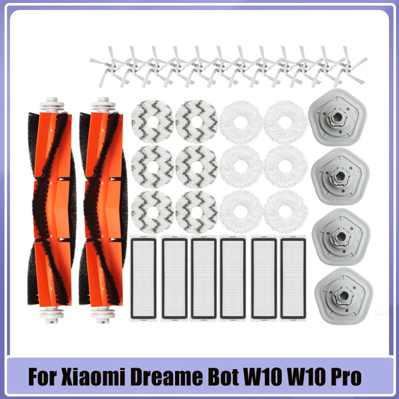 

Аксессуары для робота-пылесоса Xiaomi Dreame Bot W10 W10 Pro, фильтр НЕРА, основная боковая щетка, насадка на швабру, сменные детали