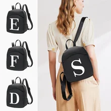 

Women Mini Backpack Shoulders Samll School Bag for Girl Crossbody Bag Designer Backpacks Book Bag White Letter Series Pattern