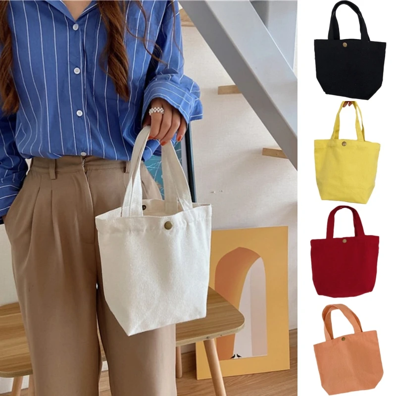 

Large Capacity Canvas Tote Bags For Work Commuting Carrying Bag College Style Student Outfit Book Shoulder Bag