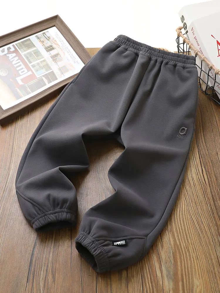 New 2025 Boys Sport Pants Spring Autumn Casual Long Loose Faionable Sweatpants Middle Large Children Versatile Comfortable