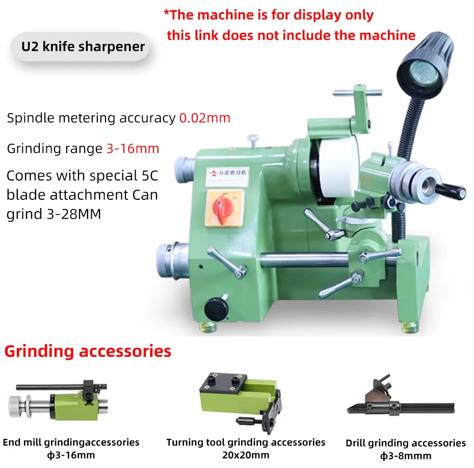 Universal Grinding Machine High-precision Drill Milling Cutter Turning Tool Attachment with Spiral Side Edge Woodworking Tools