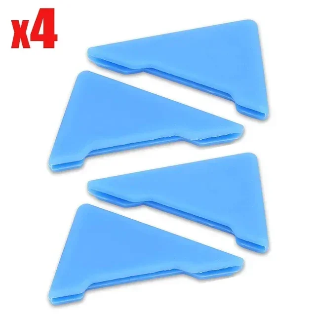Universal Transparent Silicone Car Door Corner Protectors - Anti-Collision and Anti-Scratch Edge Covers (2/4 Pack)