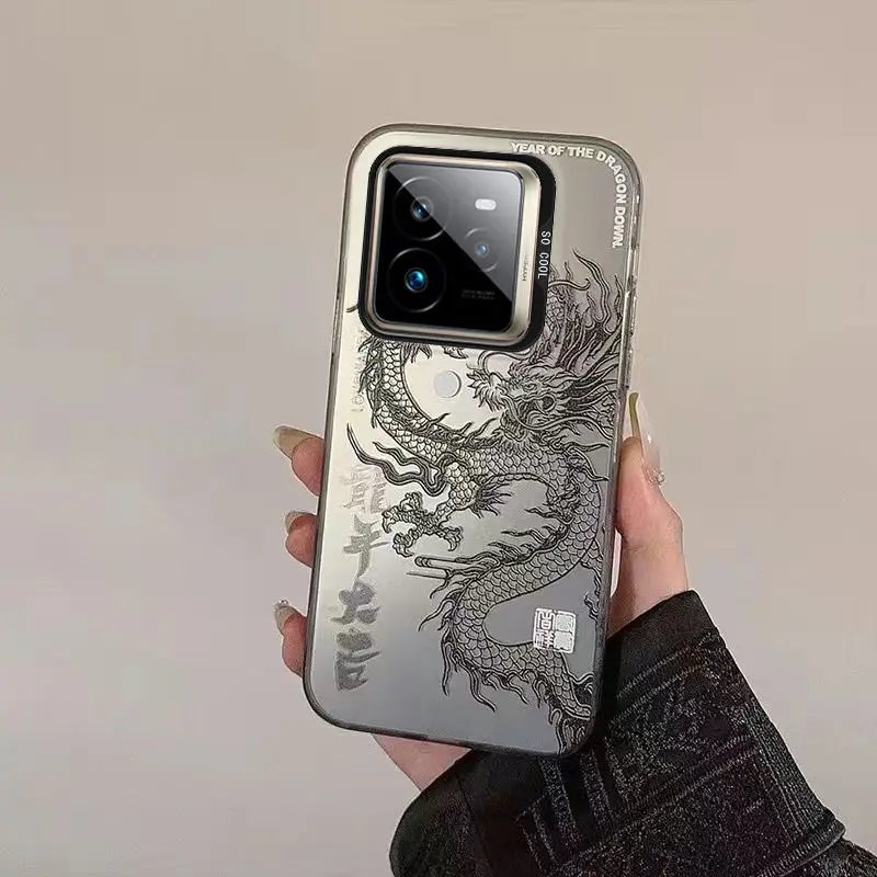 حافظة Dragon المقاومة للصدمات من مادة TPU لهاتف OPPO Realme GT7 Pro غطاء حماية بألوان غير لامعة كابا Fundas Coque