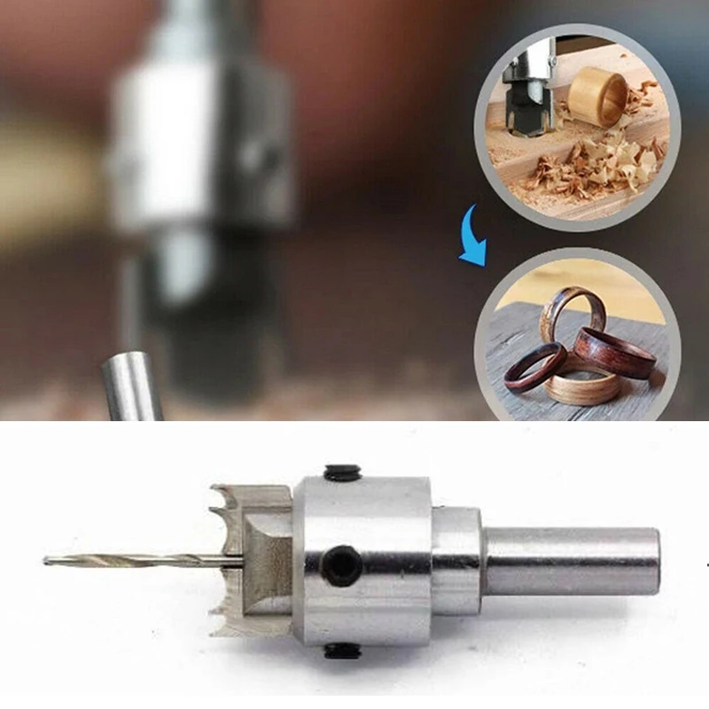 Set Di Punte Per Trapano Ad Anello Per Legno – Taglierine Per Produttori Di Anelli Spessi, Acciaio