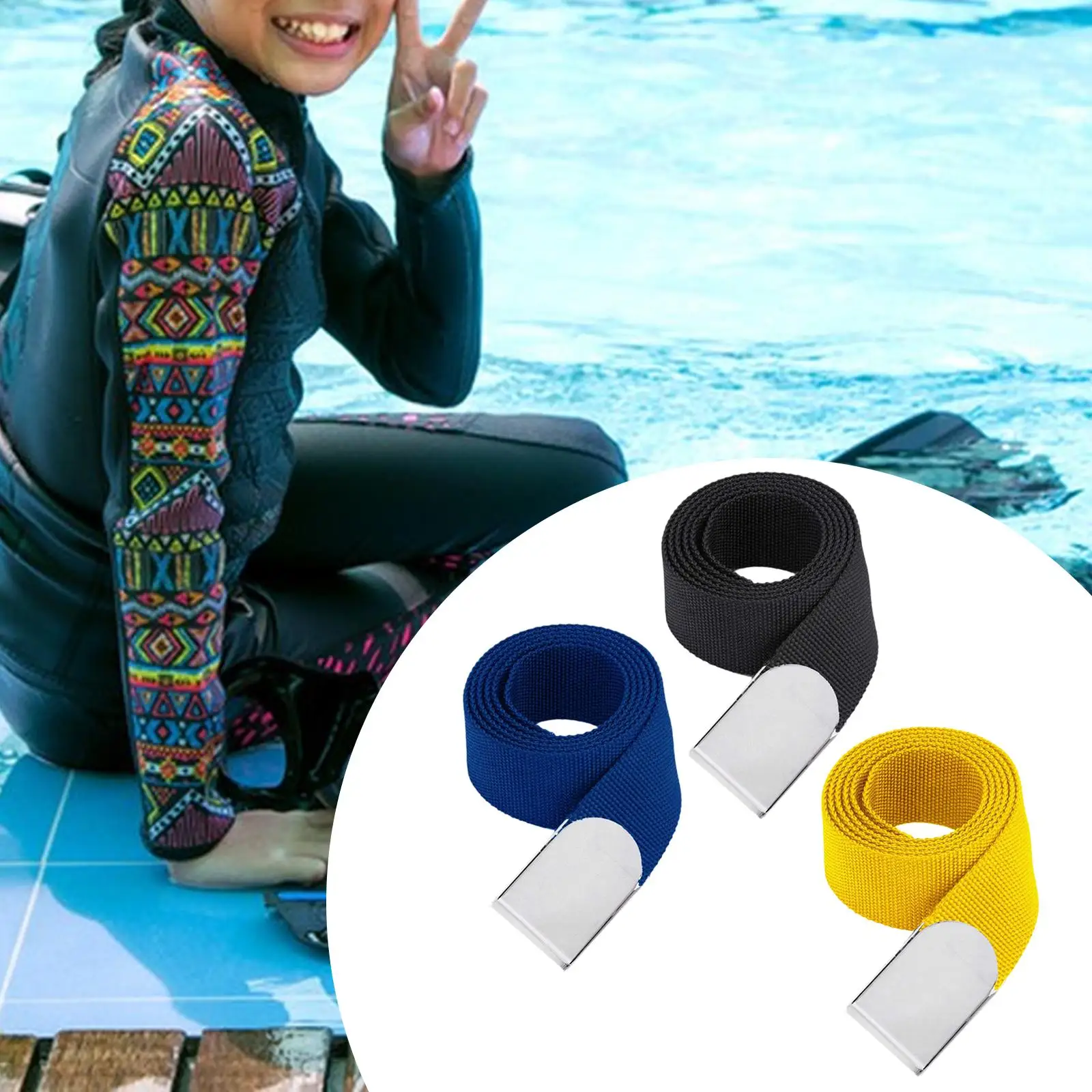 Diving Weight Belt Equipment Adult Dive Belt Waist Weightbelt for Freediving