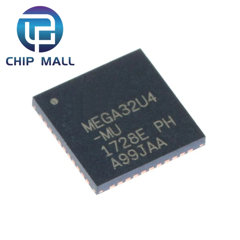 

ATMEGA32U4-MU QFN-44 8-Bit Microcontroller Chip 16MHZ New Original Stock