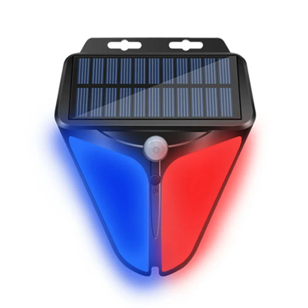 Wireless Alarm Alarm Siren Motion Sensor Home Yard Outdoor Wireless Solar Powered Strobe Light Siren Waterproof Flash Alarm Lamp Solar System