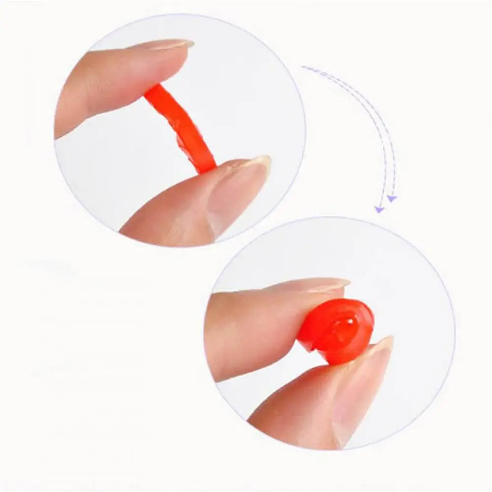 8pcs Hollow 8pcs 24mm*4mm Home Round Keys Cap Keyring Key Covers Silicone