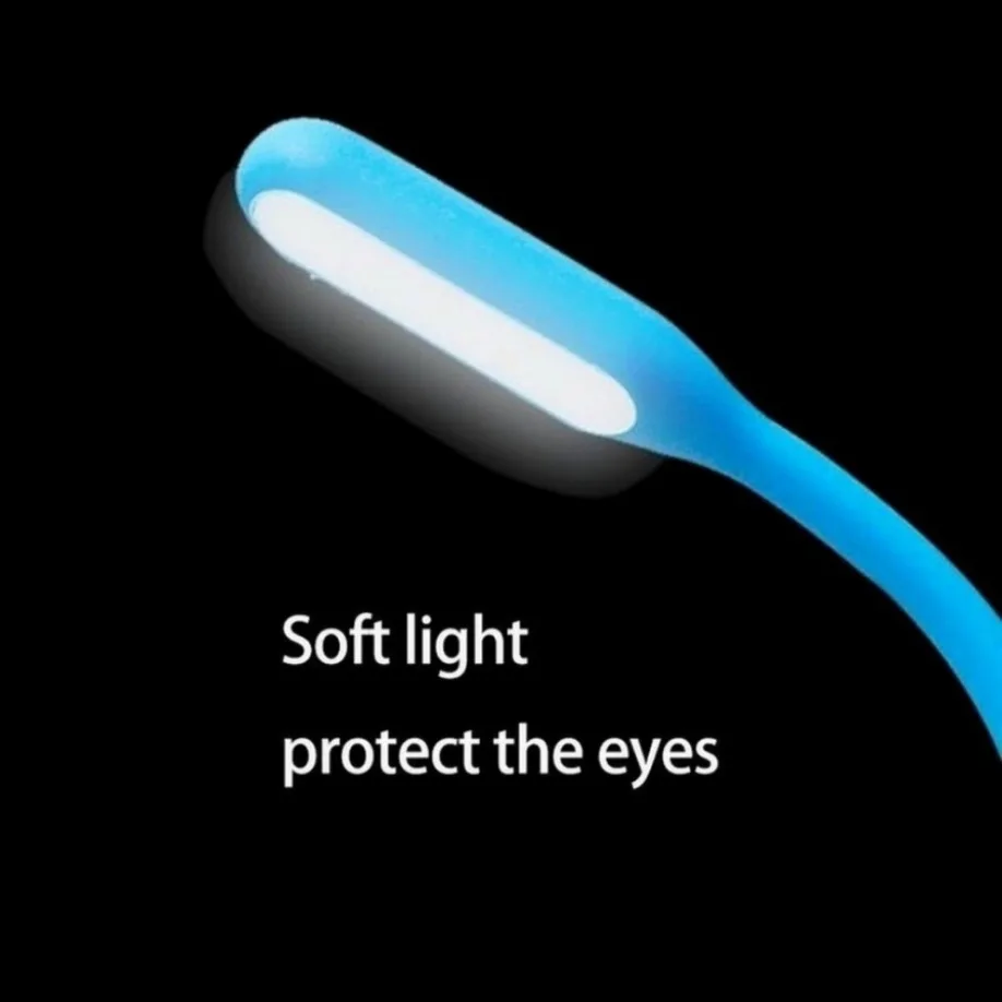 LED Desk Lamp Mini Portable USB Eye Care Table Desk Lamp for Power Bank Camping PC Laptops Book Night Lighting