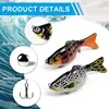 3PCS/Box Fishing Wobbler Lifelike 7 Segment Swimbait Crankbait Hard Bait Slow 10cm/15g Isca Artificial Lures Fishing Tackle 2