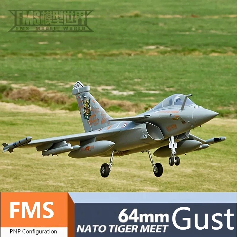 

Neaw Fms 64 мм выпущенный истребитель Gust, фиксированная стандартная взрослая электрическая дистанционная конфигурация модель крыла Pnp