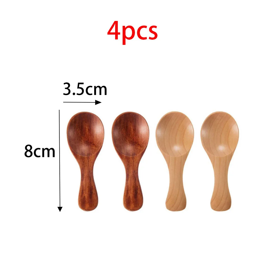 18cm High Quality Natural Wood Spoon Kitchen Cooking Spoon Spoon