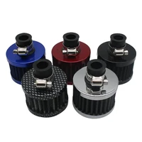 Filtres à Air de voiture à Interface universelle 12mm, pour moto, prise d'air froide, couvercle de ventilation de carter à haut débit, Mini filtres de reniflard 6