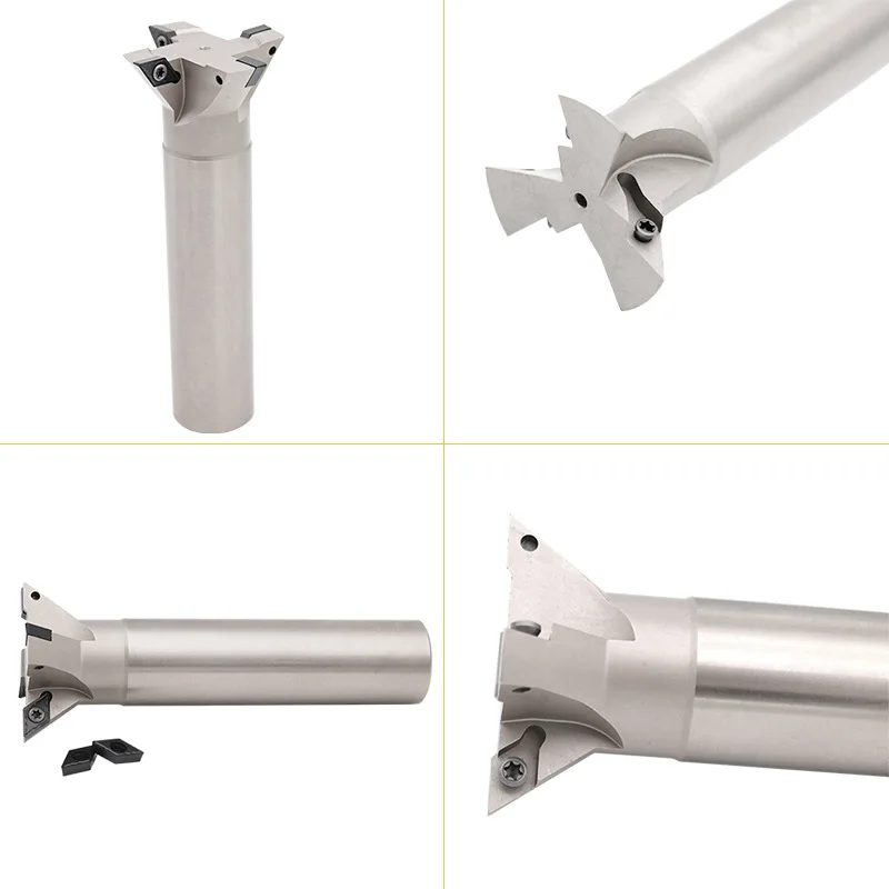 YW45 YW55 YW60 Dovetail Milling Cutter Dovetail Milling Cutter 45 55 60 Degree V Slot Endmill Mill Holder