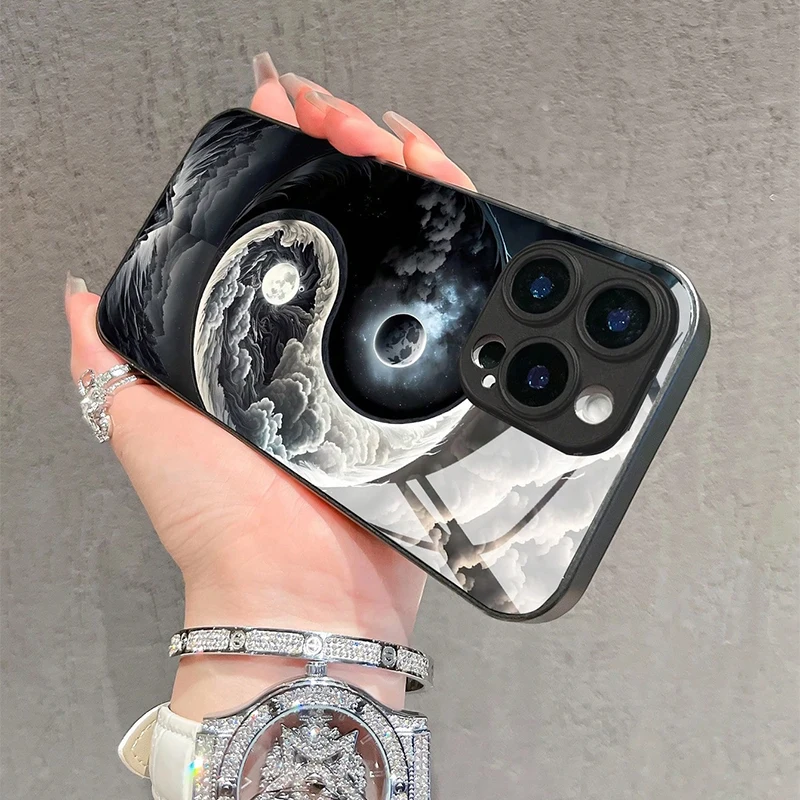 Yin Yang Bagua Formation Silicone Phone Case