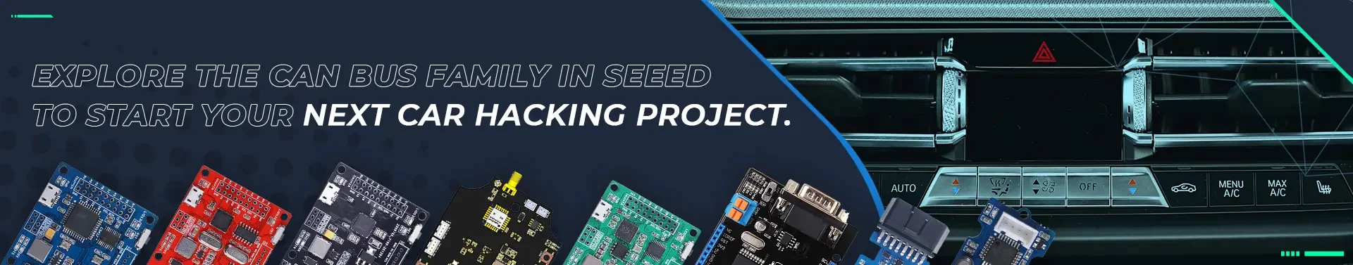 CANBed CAN-BUS Arduino Development Board Kit, ATmega32U4 with MCP2515 MCP2551 CA
