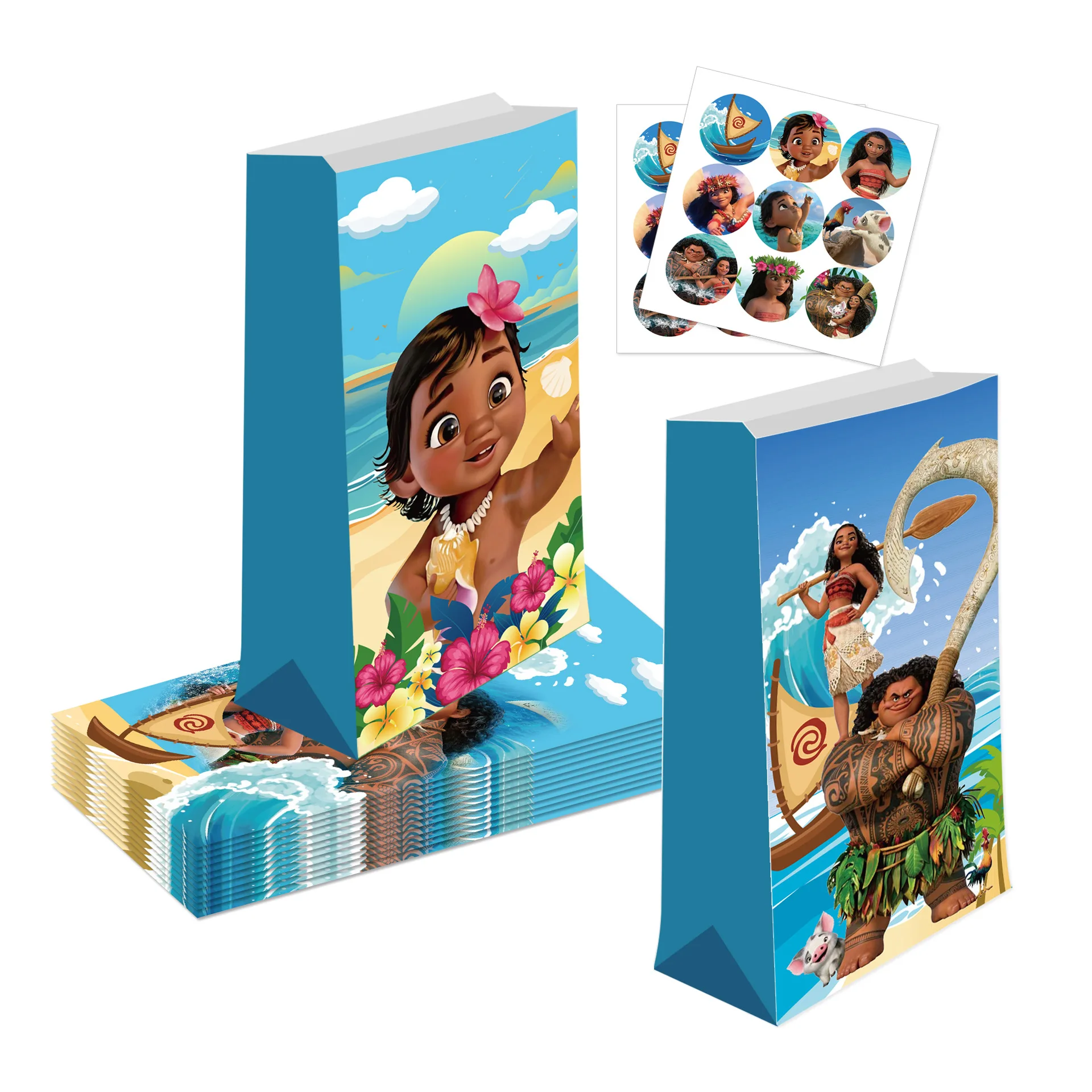 sac cadeau disney moana avec sac de bonbons en décorations de fête préchristophe et pièces