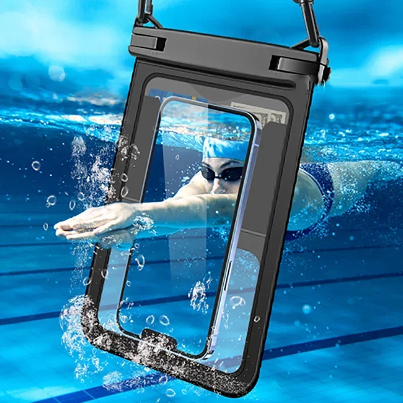 HAISSKY Upgrade Swimming Waterproof Phone Pouch For iPhone 17 16 15 14 13 12 11Pro Max 14 Plus Capacity Storage Bag