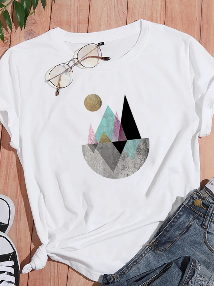 

New Fashion Women Clothes Print T Shirt Female Harajuku Short Sleeve Summer Casual Round Neck Top Ladies Cute Graphic Tee Shirts