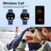 LIGE Luxury 1.39" HD Screen Men Smart Watch Bluetooth Call Steel Band IP67 Waterproof Sports Fitness Watch For Android ios Phone 2