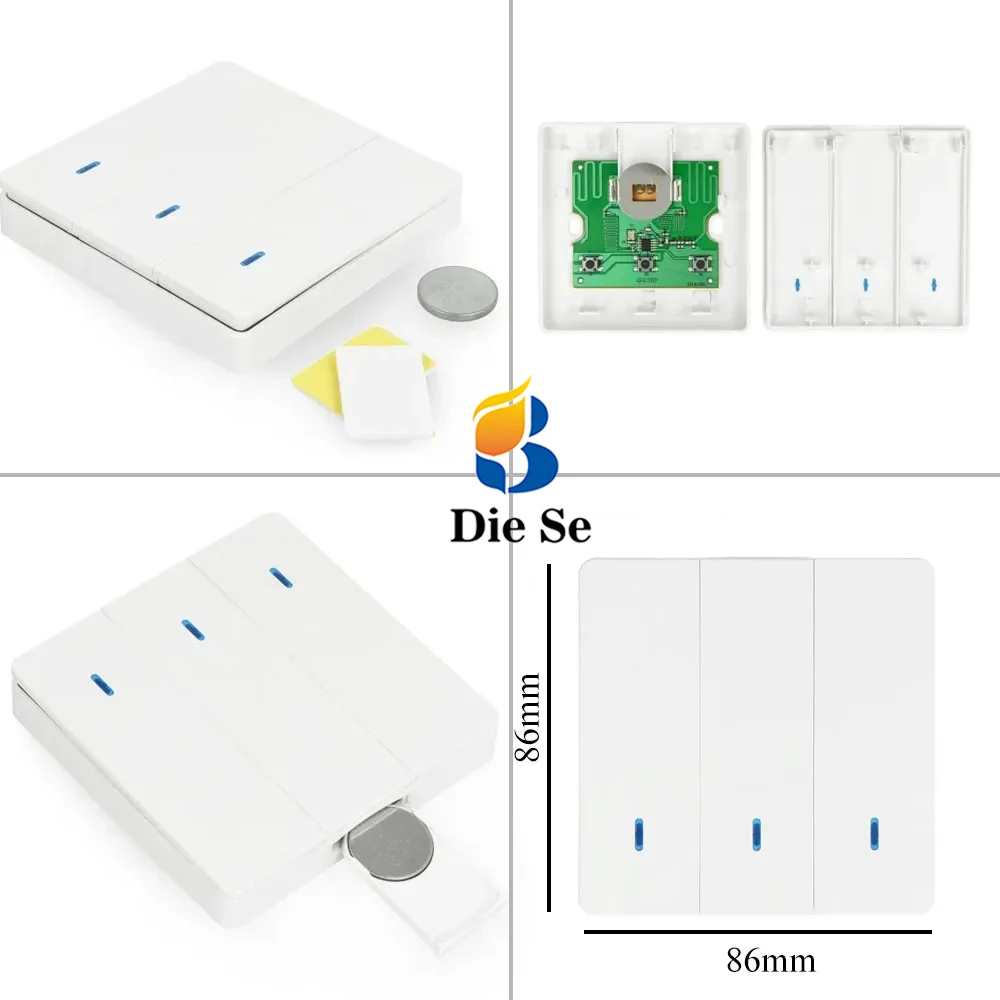 미니 릴레이 수신기 무선 433Mhz 리모컨 조명 스위치 DC6V 12V 24V 30V 36V AC12V 24V 모터 자동차 조명 LED 가정용 램프용