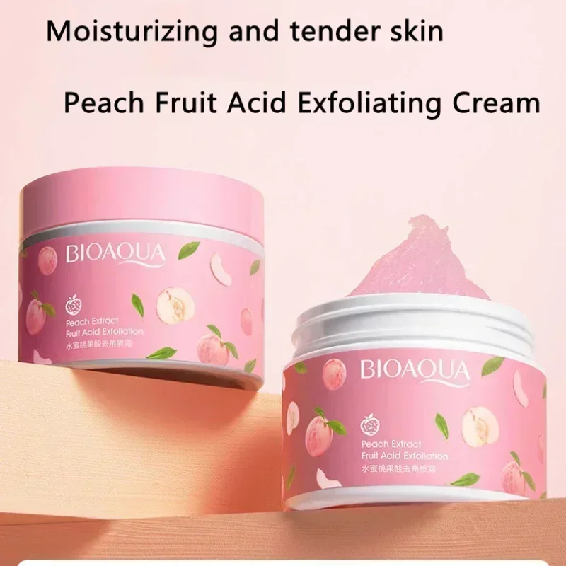 Facial Exfoliating Body Scrub 140g Whitening Moisturizing Peeling Cream Gel Face Scrub Clean Pores Tender and Moist