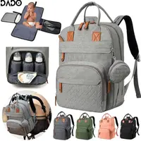 Sac à dos pour couches Sac à dos pour bébé Essentials Travel Tote Multifunction Waterproof with Changing Station Pad Stroller Straps Big for Mommy 1
